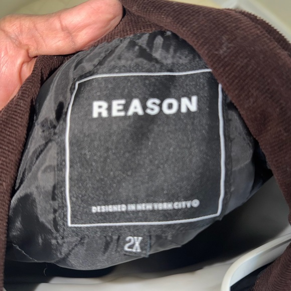 Men's Tan Field Zip Jacket with Contrasting Pocket Panels by Reason - Picture 11 of 12